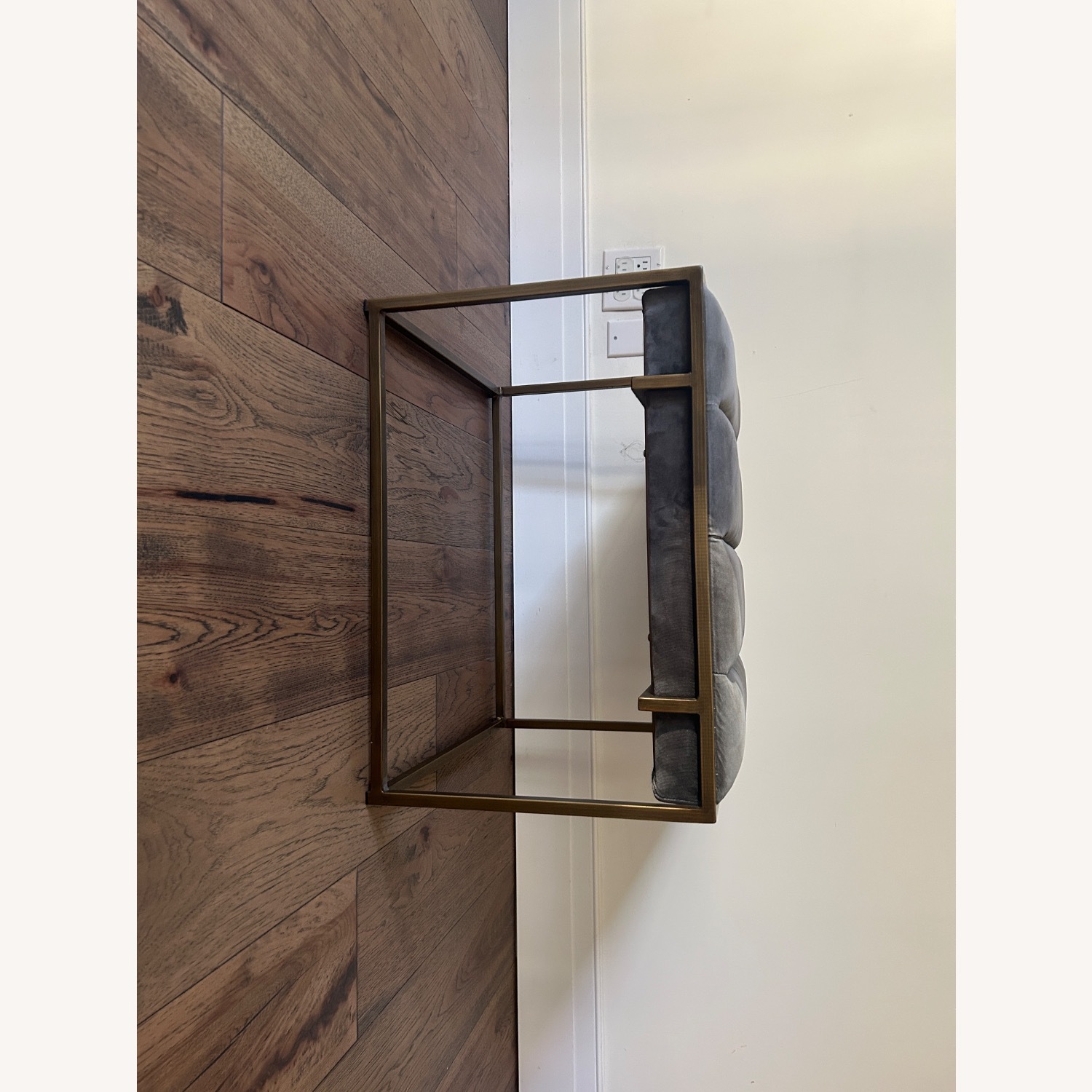 West Elm Fontanne Ottoman - image-3