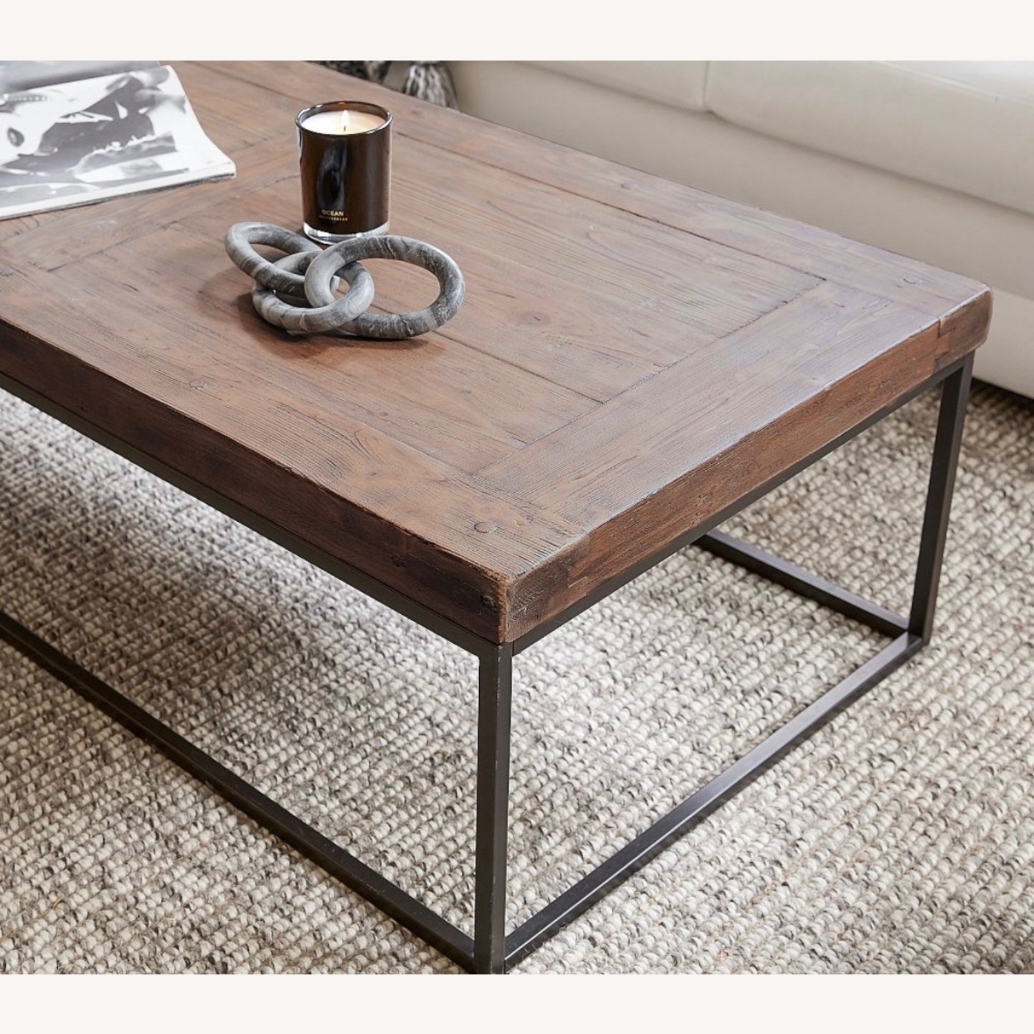 Pottery Barn Malcolm Coffee Table - image-2