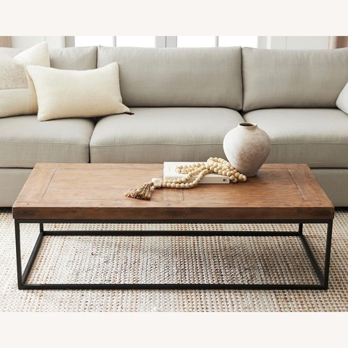 Used Pottery Barn Malcolm Coffee Table for sale on AptDeco
