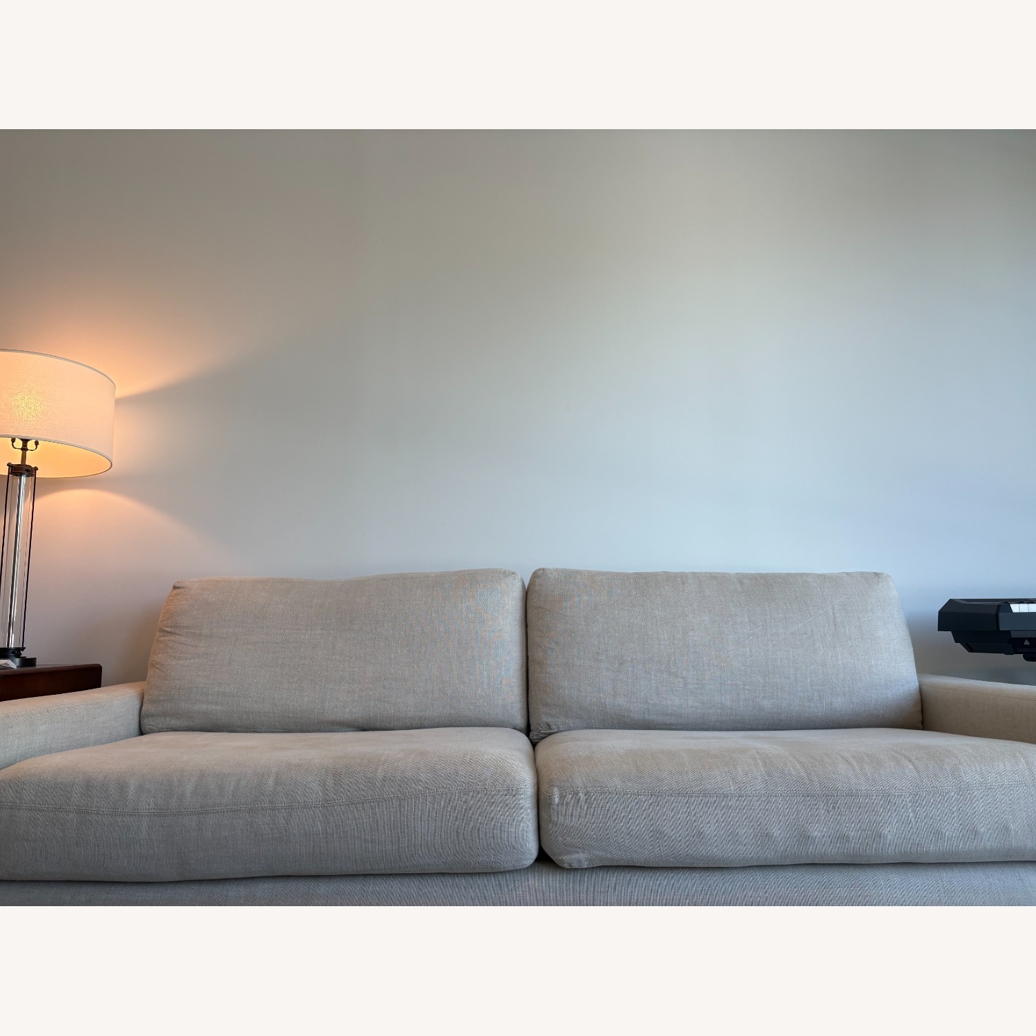 Restoration Hardware Maxwell Sofa 94" Linen - image-5
