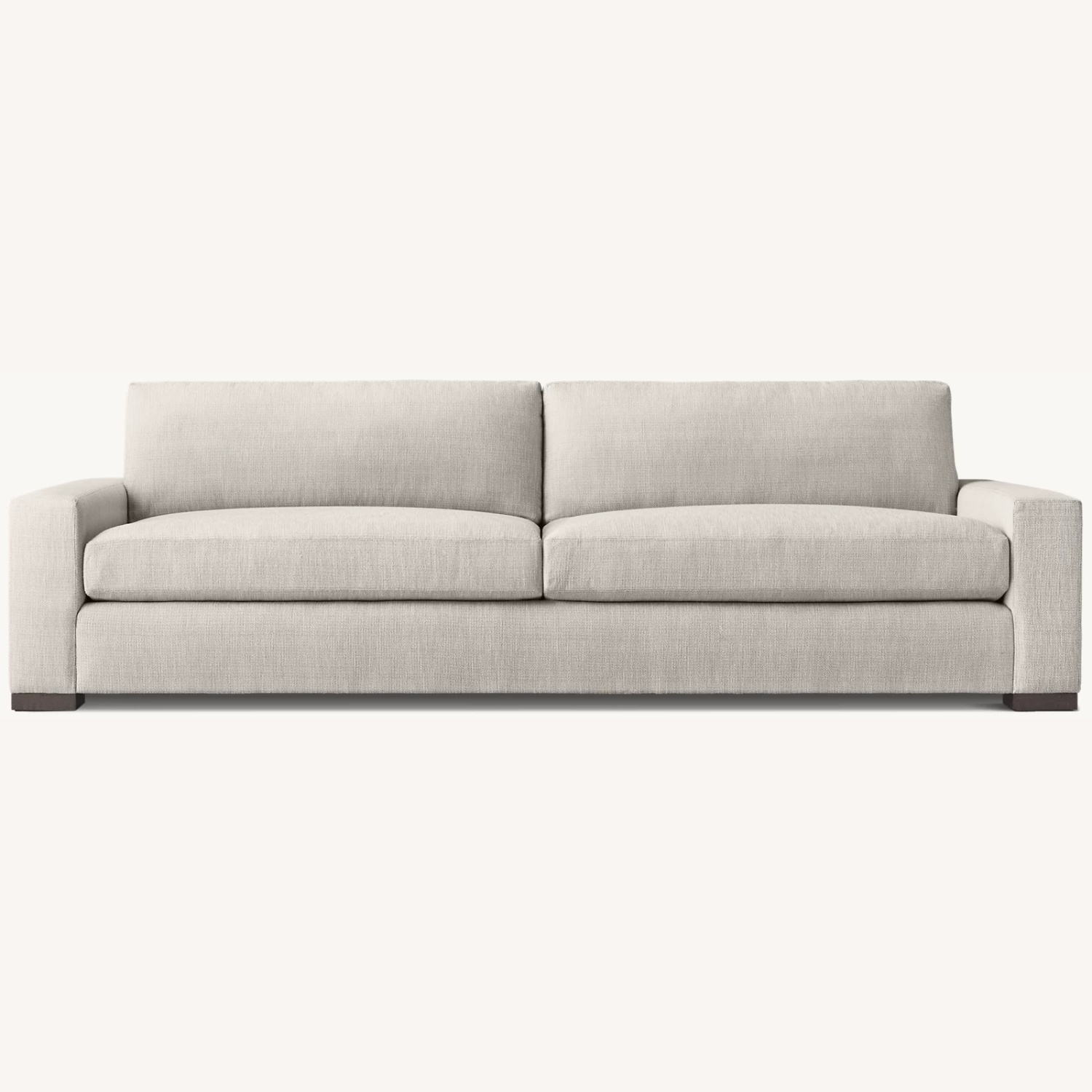 Restoration Hardware Maxwell Sofa 94" Linen - image-0