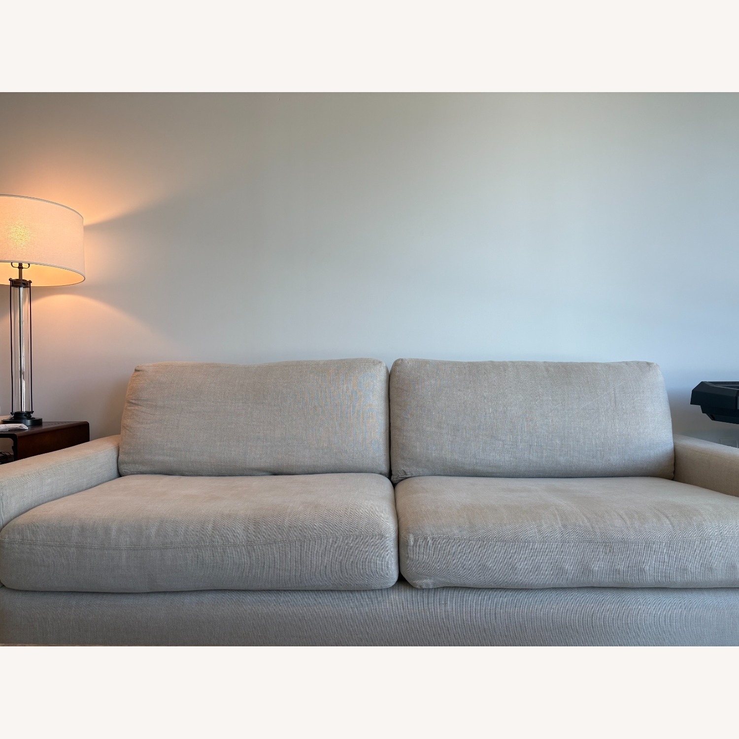 Restoration Hardware Maxwell Sofa 94" Linen - image-3