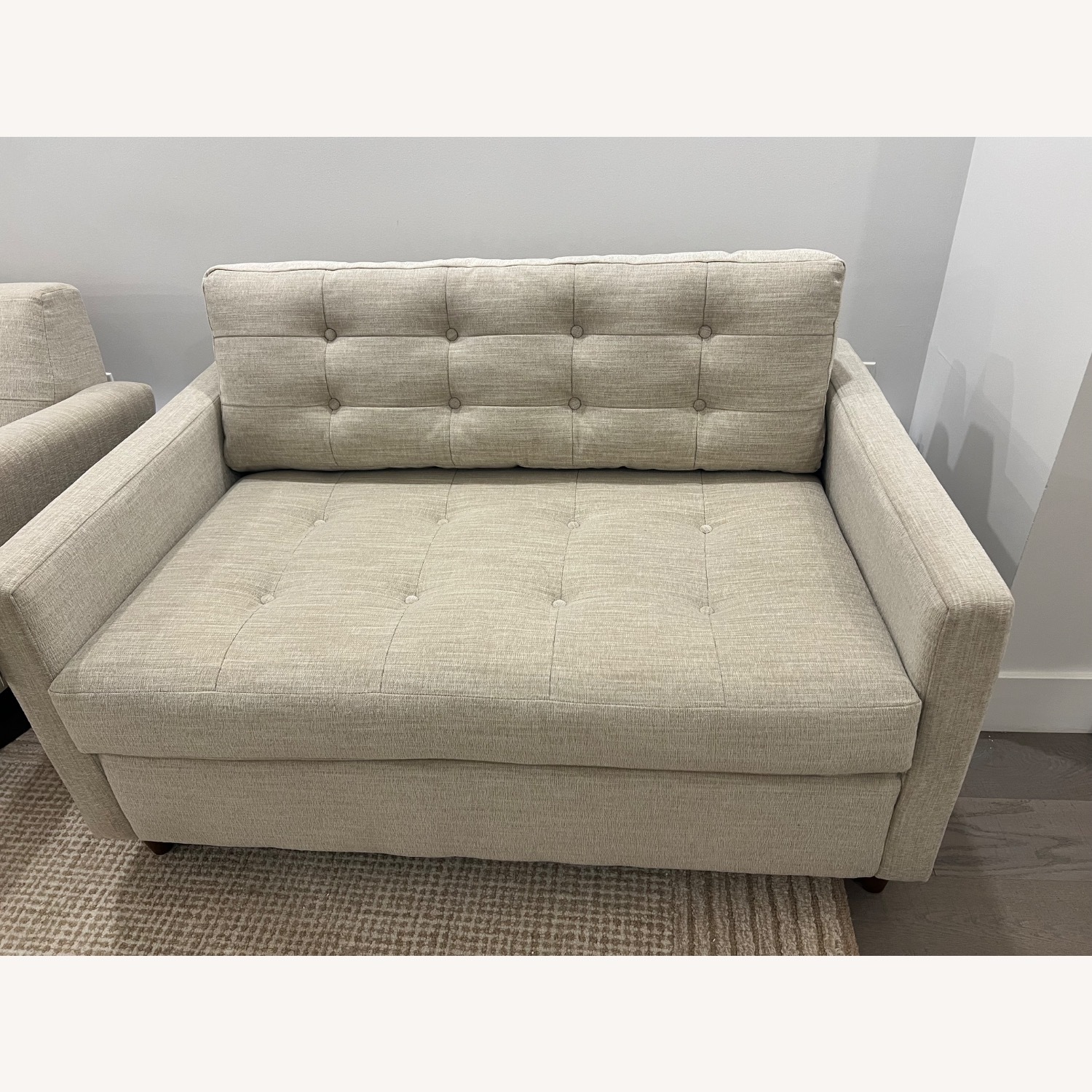 Joybird Eliot Natural Fabric Sleeper Sofa - image-1