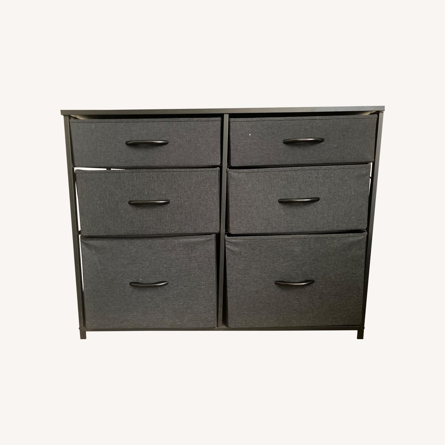 Black Fabric Dresser - image-0