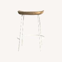 Samanthia Solid Wood Bar and Counter Stool (Set of 2)