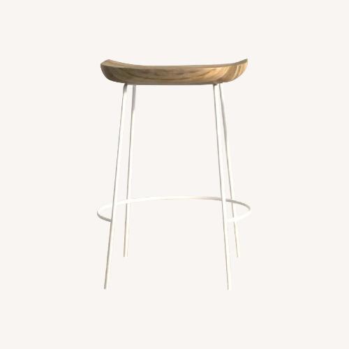 Used Samanthia Solid Wood Bar and Counter Stool (Set of 2) for sale on AptDeco