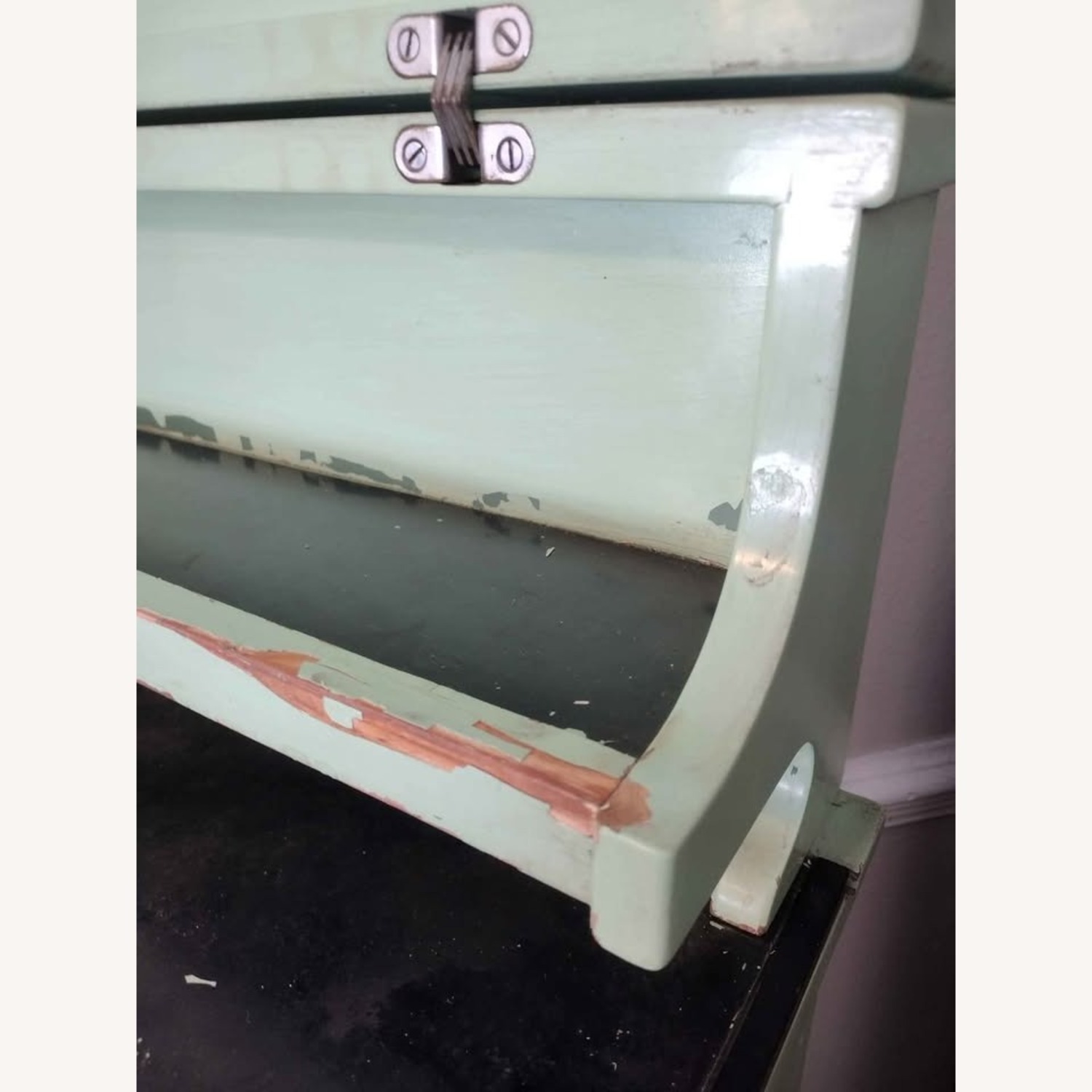 1930s Lt Green Wood 20 Drawer Dental Cabinet - image-8