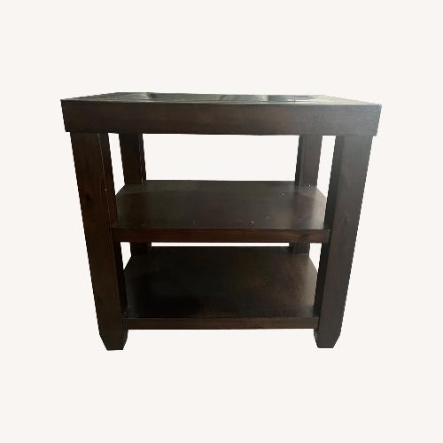 Used Chairside Table With Shelf for sale on AptDeco