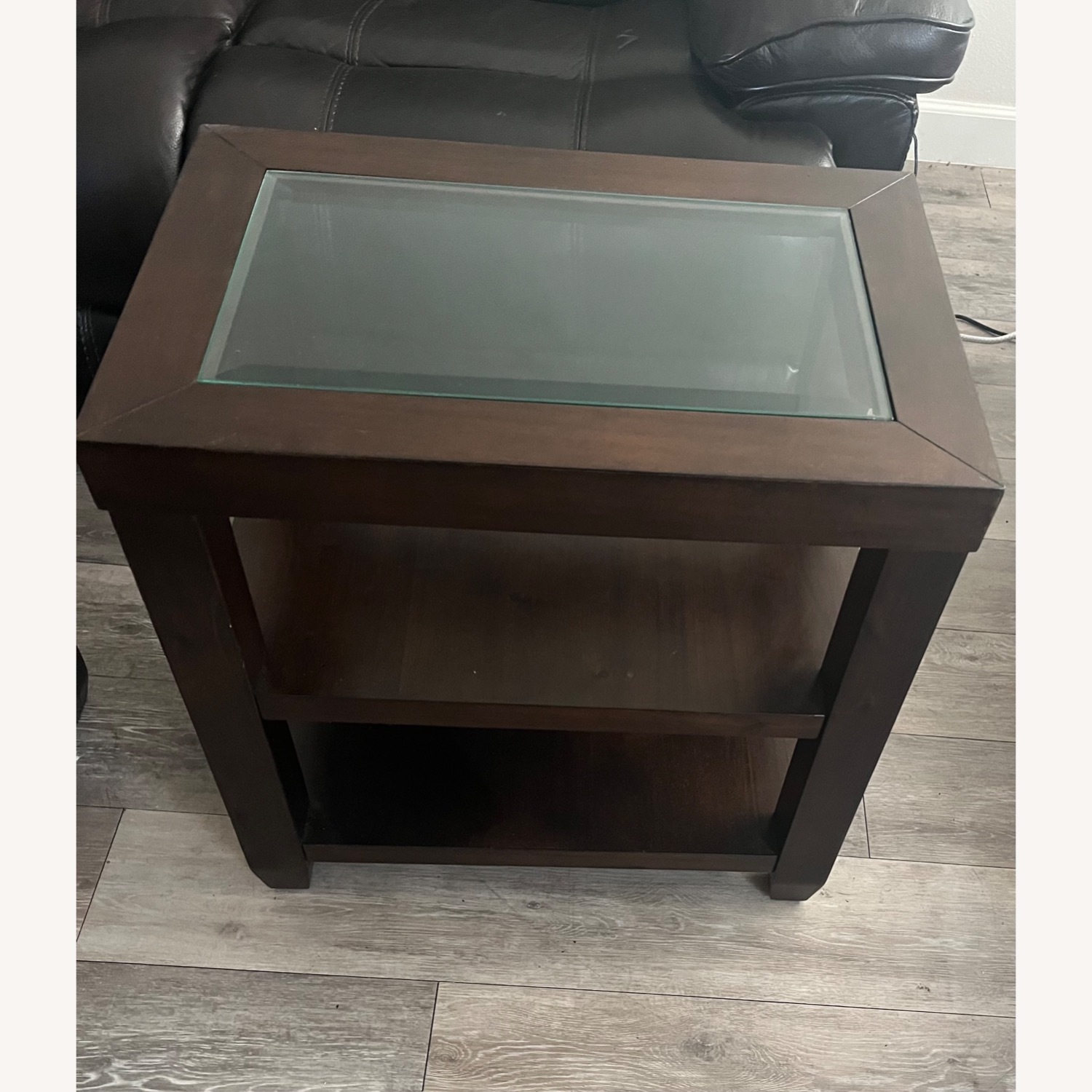 Chairside Table With Shelf - image-3