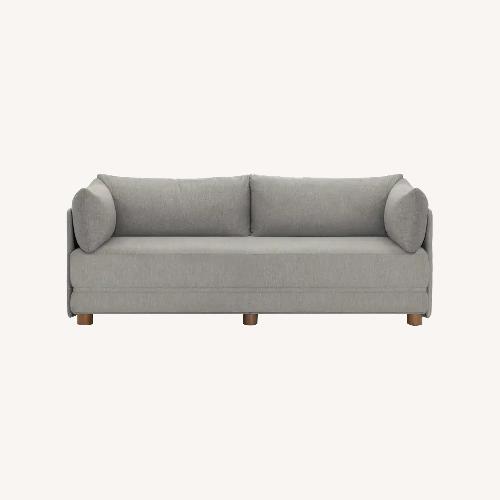 Used Burrow Light Gray Fabric Sleeper Sofa for sale on AptDeco