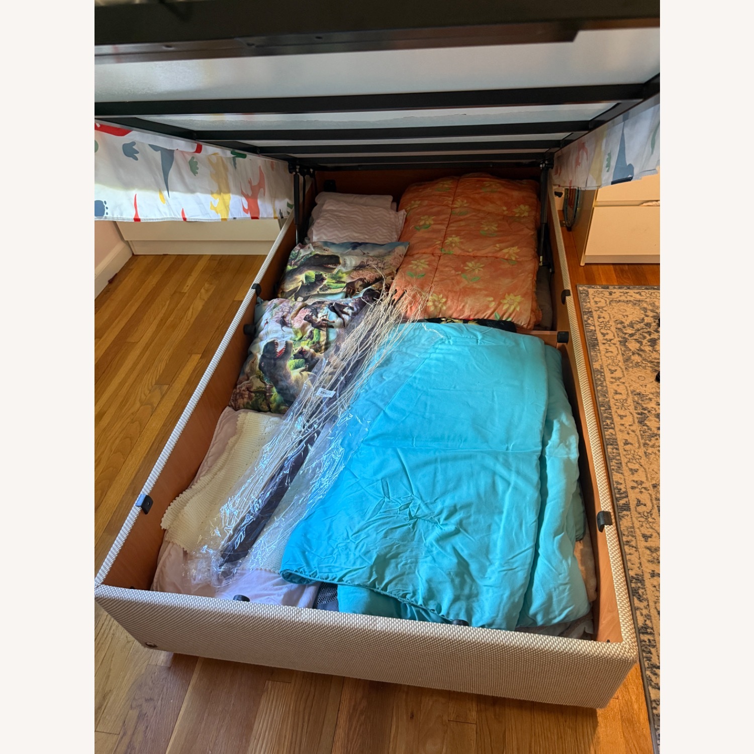 Istikbal Furniture Natural Leather Twin Bed - image-3