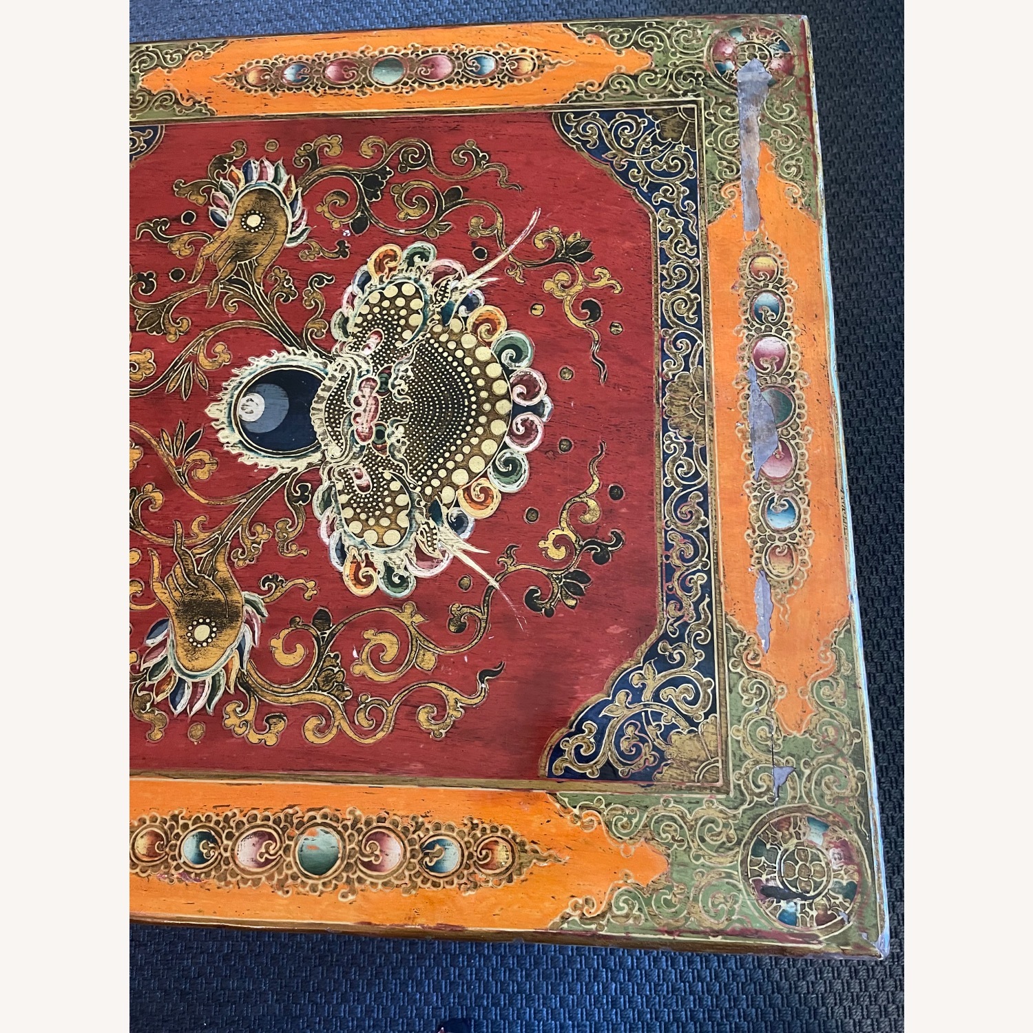 Vintage Red Coffee Table - image-5