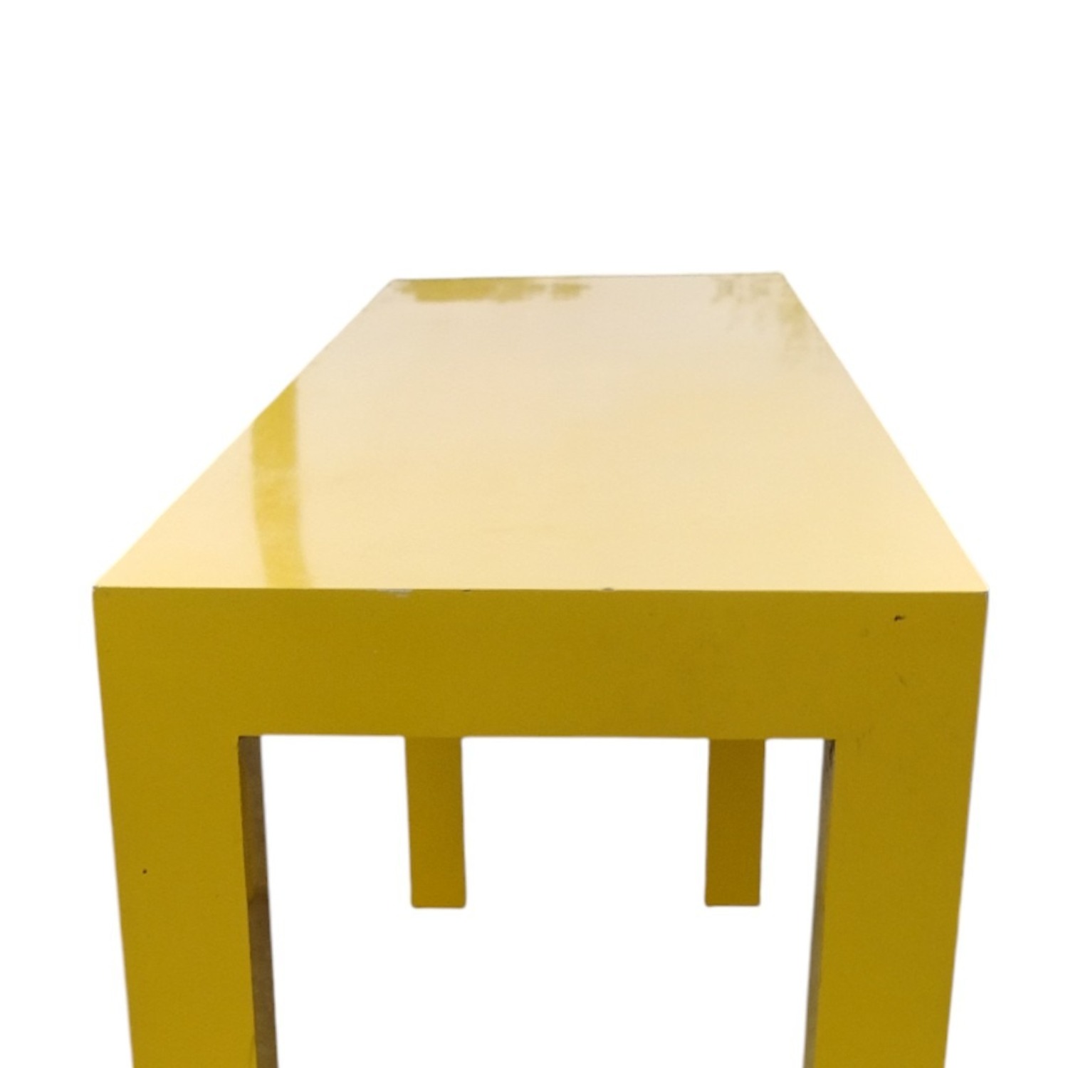 Yellow Wood Side Table - image-11