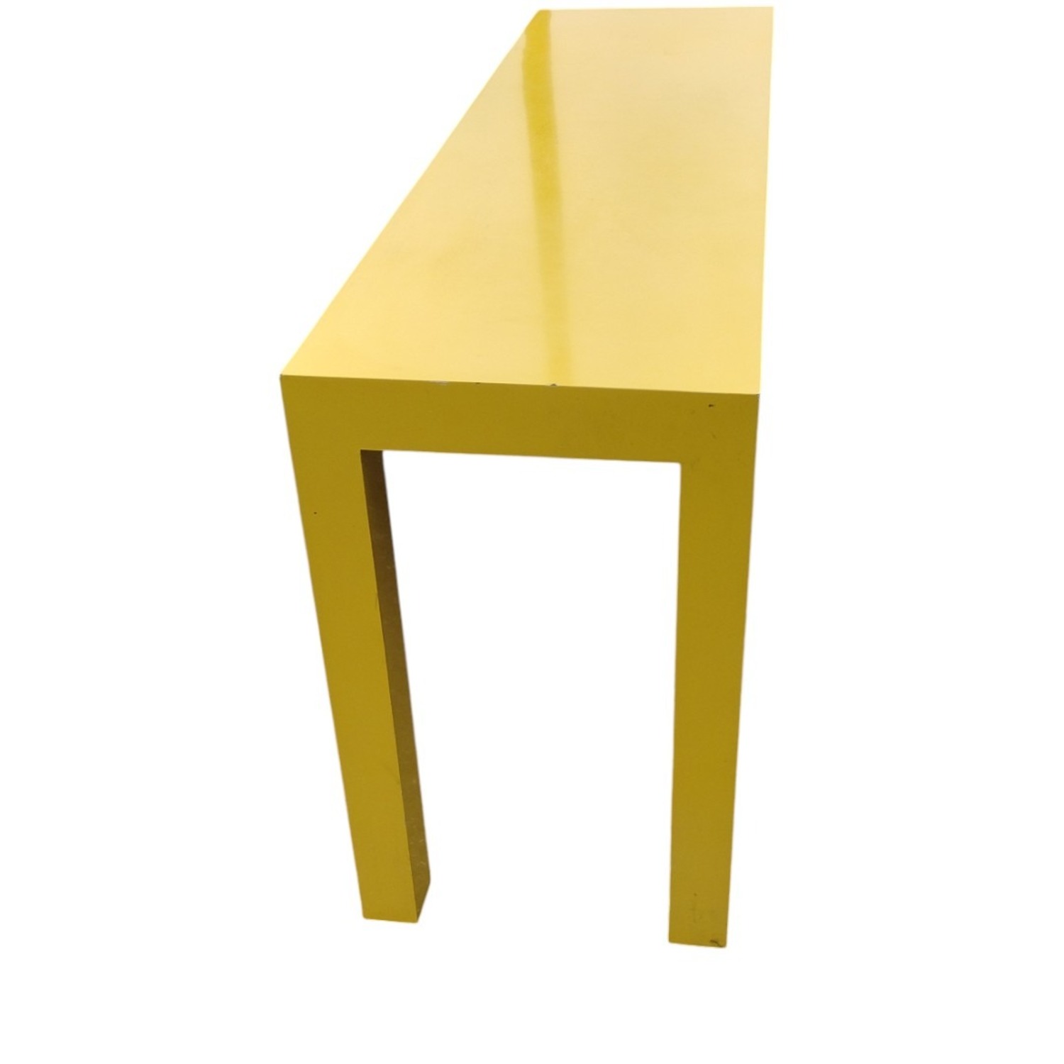 Yellow Wood Side Table - image-10
