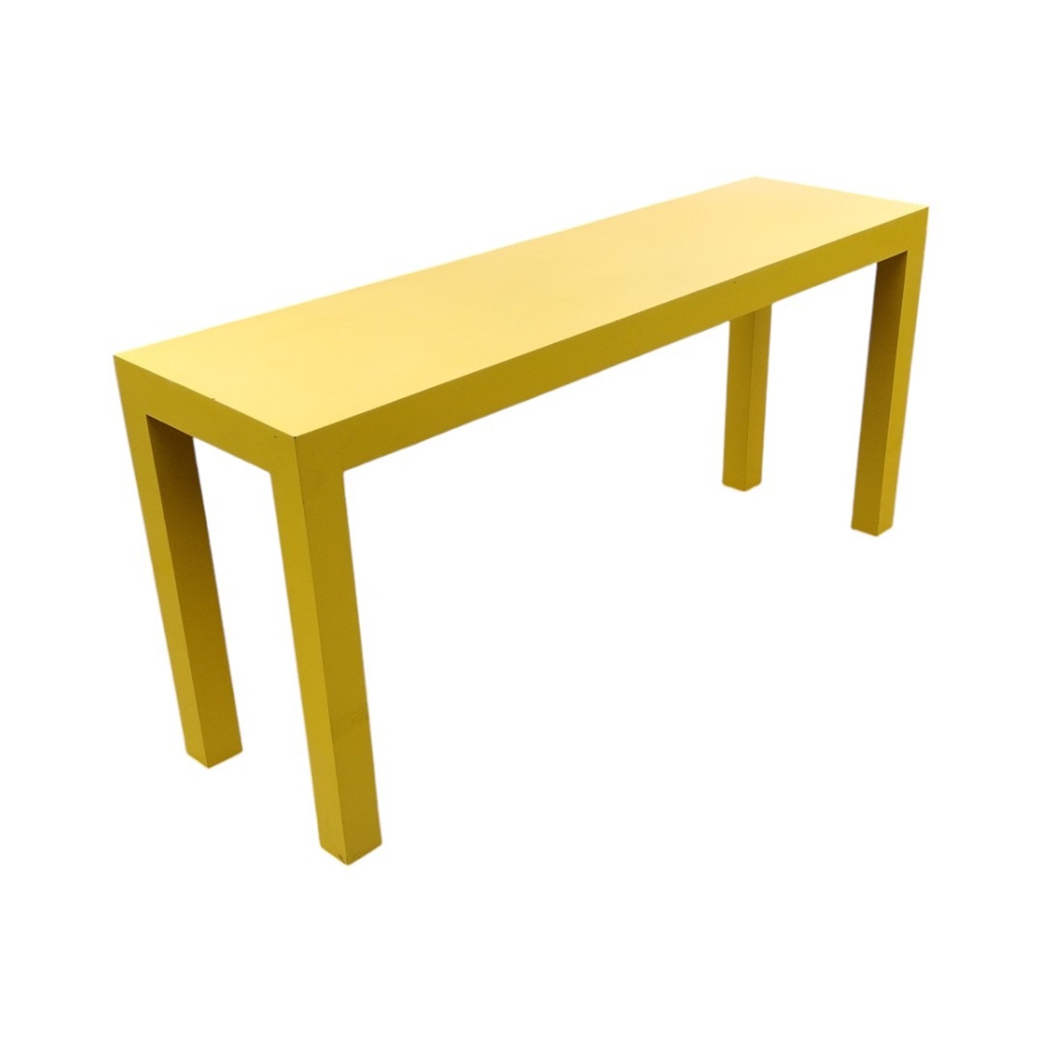 Yellow Wood Side Table - image-3