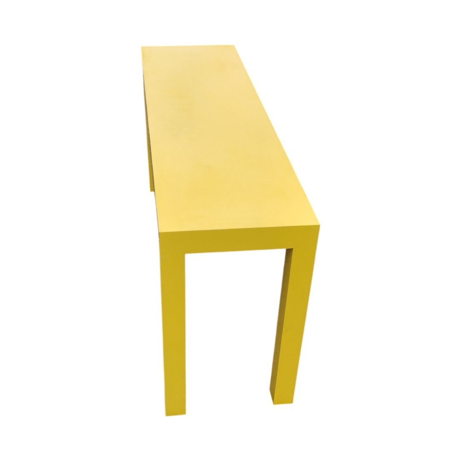 Yellow Wood Side Table - image-15