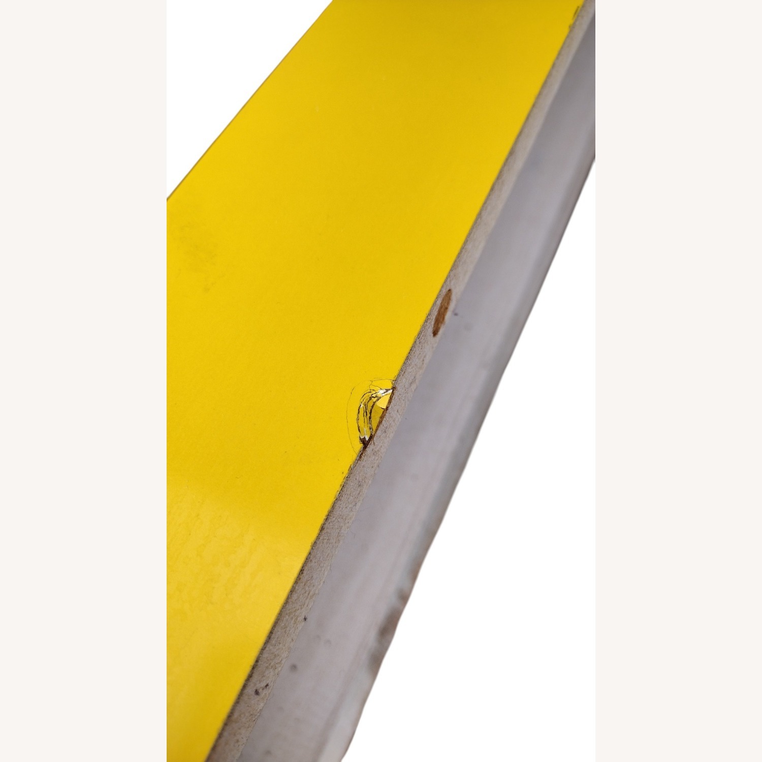 Yellow Wood Side Table - image-7