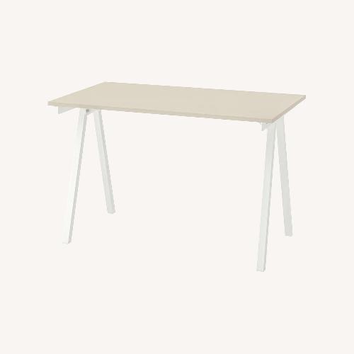 IKEA VEBJÖRN Desk, Beige - AptDeco