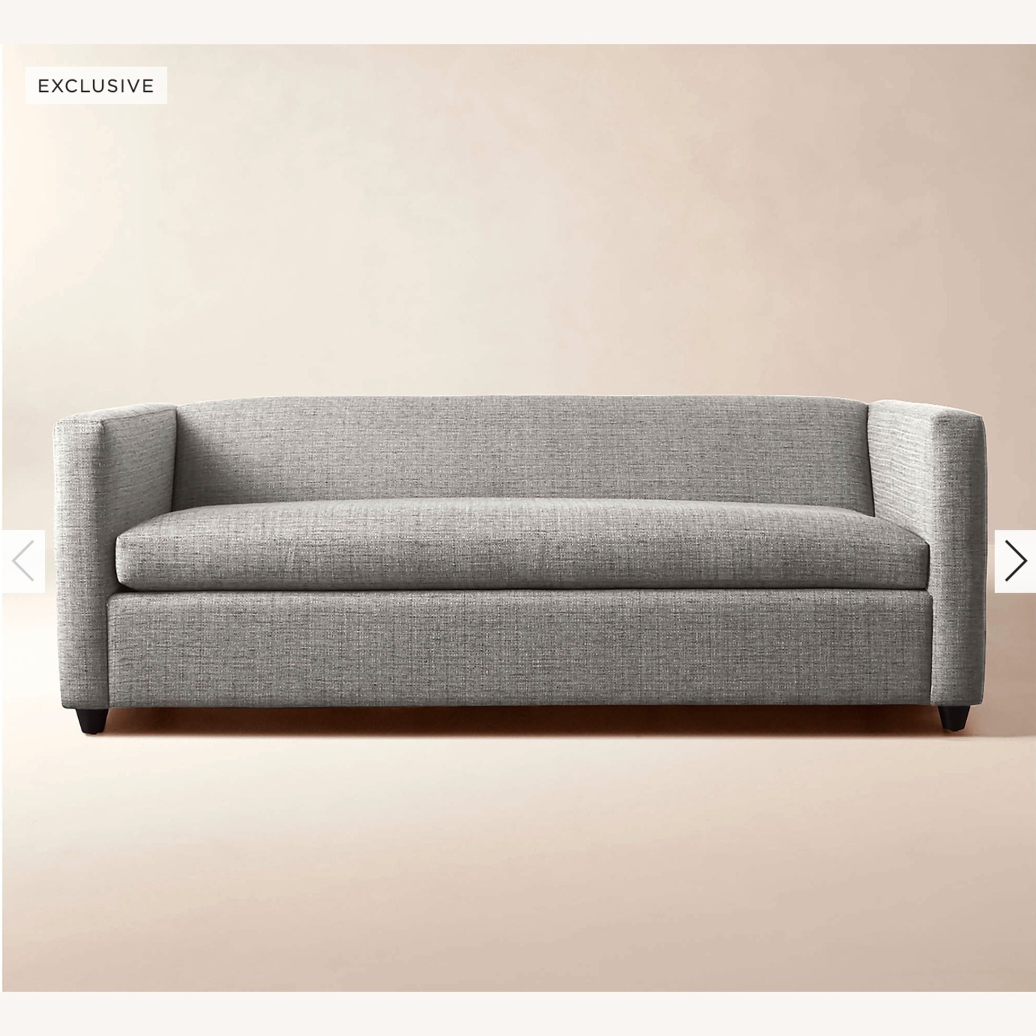 CB2 Movie Light Gray Sleeper Sofa - image-1