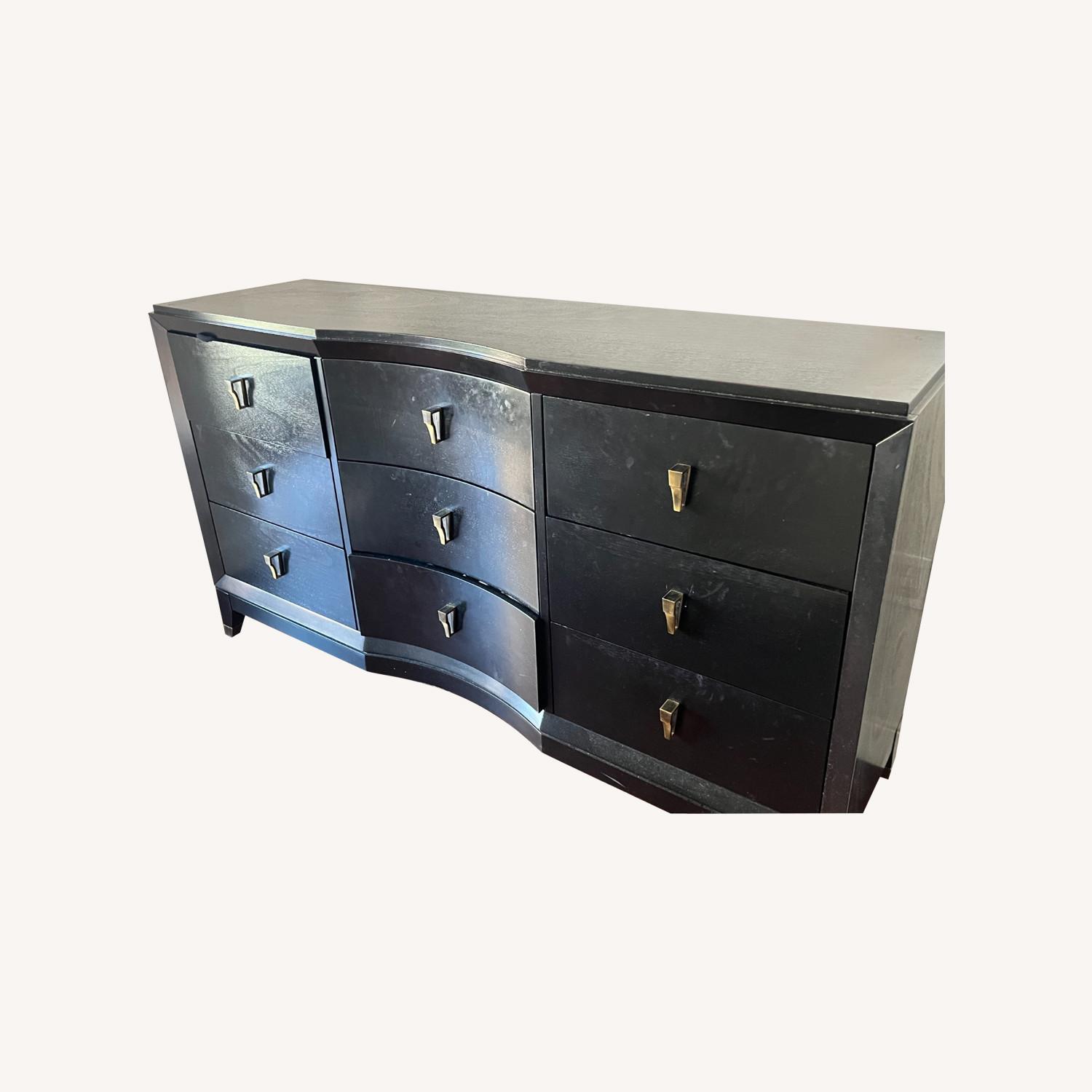Black 9 Drawer Dresser - image-0