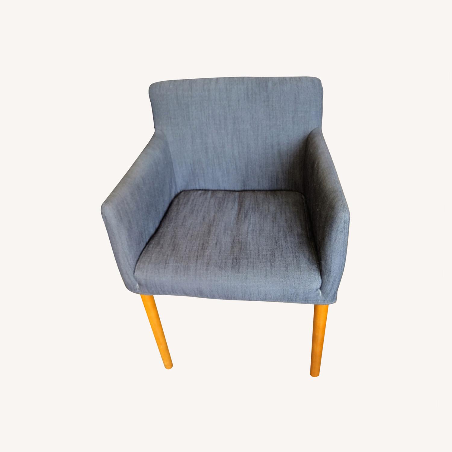 West Elm Dark Gray Dining Chairs - image-0