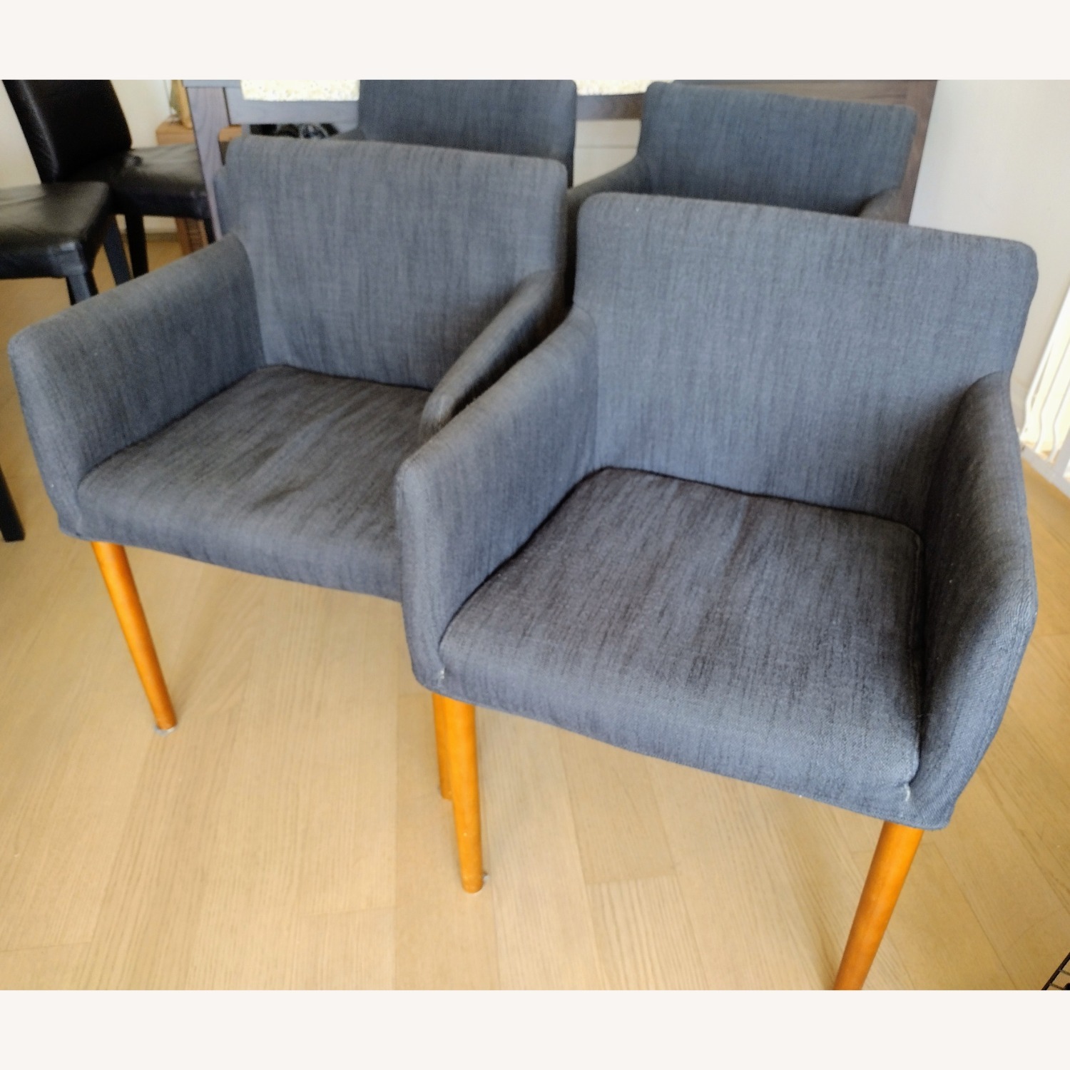 West Elm Ellis Upholstered Dining Armchair - image-1