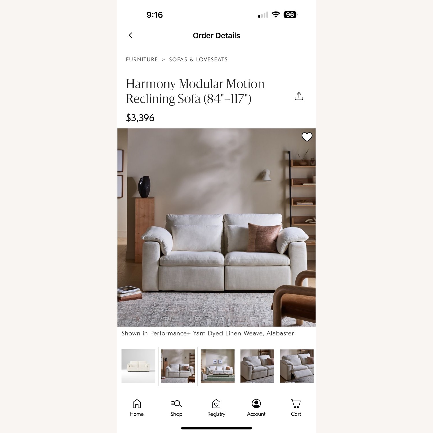 West Elm Harmony Modular Motion Reclining Sofa - image-2