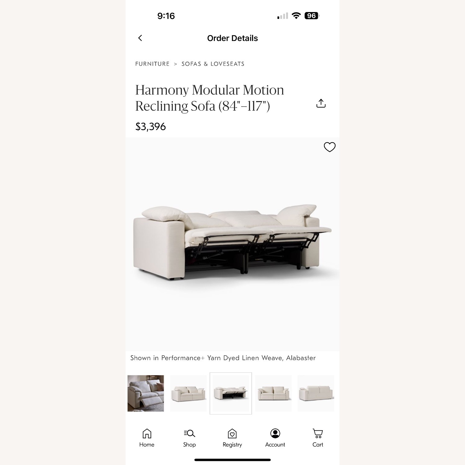 West Elm Harmony Modular Motion Reclining Sofa - image-3