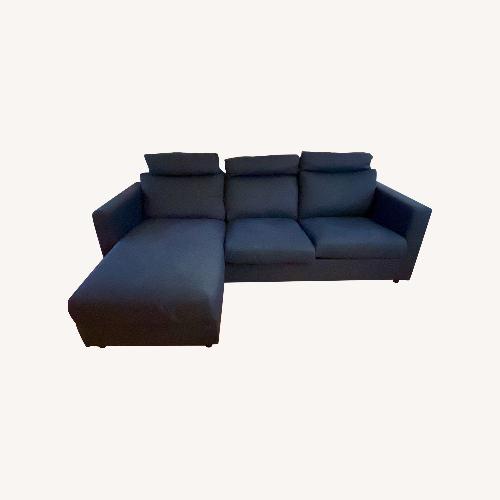 Used IKEA Finnala Blue 3+ Piece Sectional for sale on AptDeco