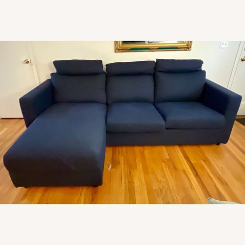 Used IKEA Finnala Blue 3+ Piece Sectional for sale on AptDeco