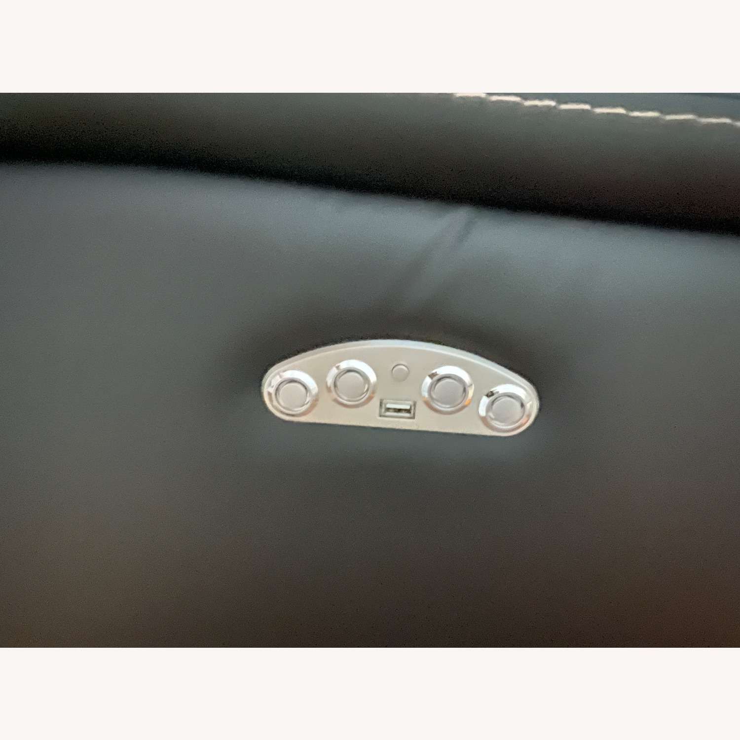 Global Furniture USA Black Leather 3+ Seater Sofa - image-7