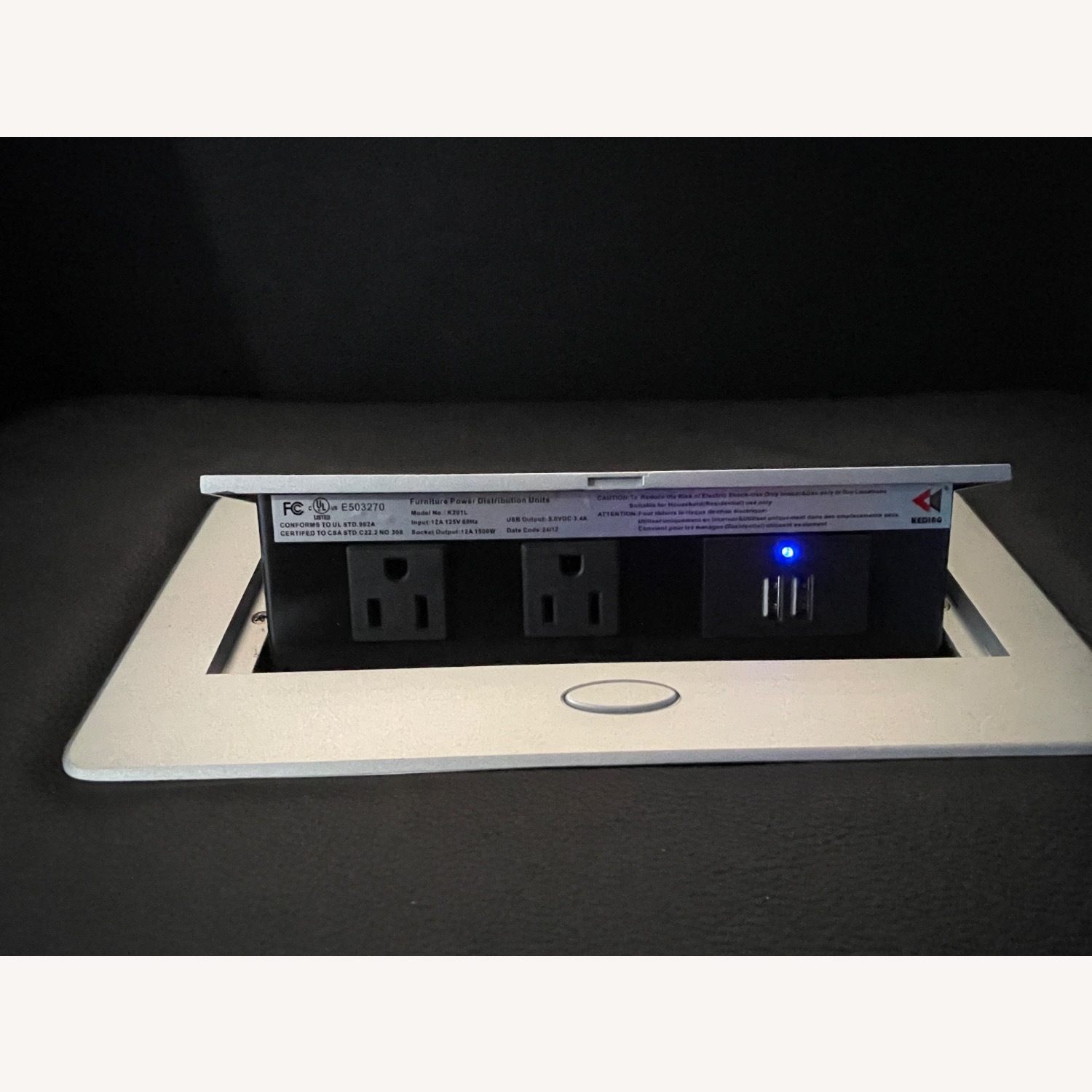 Global Furniture USA Black Leather 3+ Seater Sofa - image-8