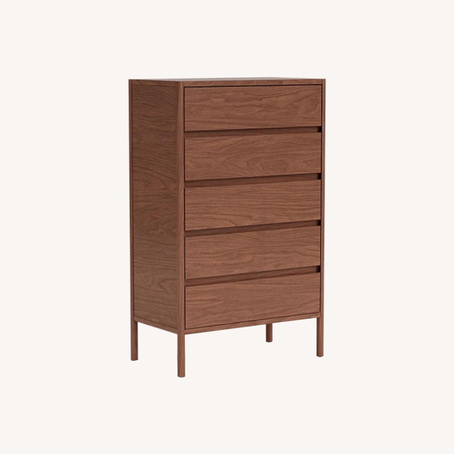 EQ3 Monarch Dark Brown Wood Dresser - image-0