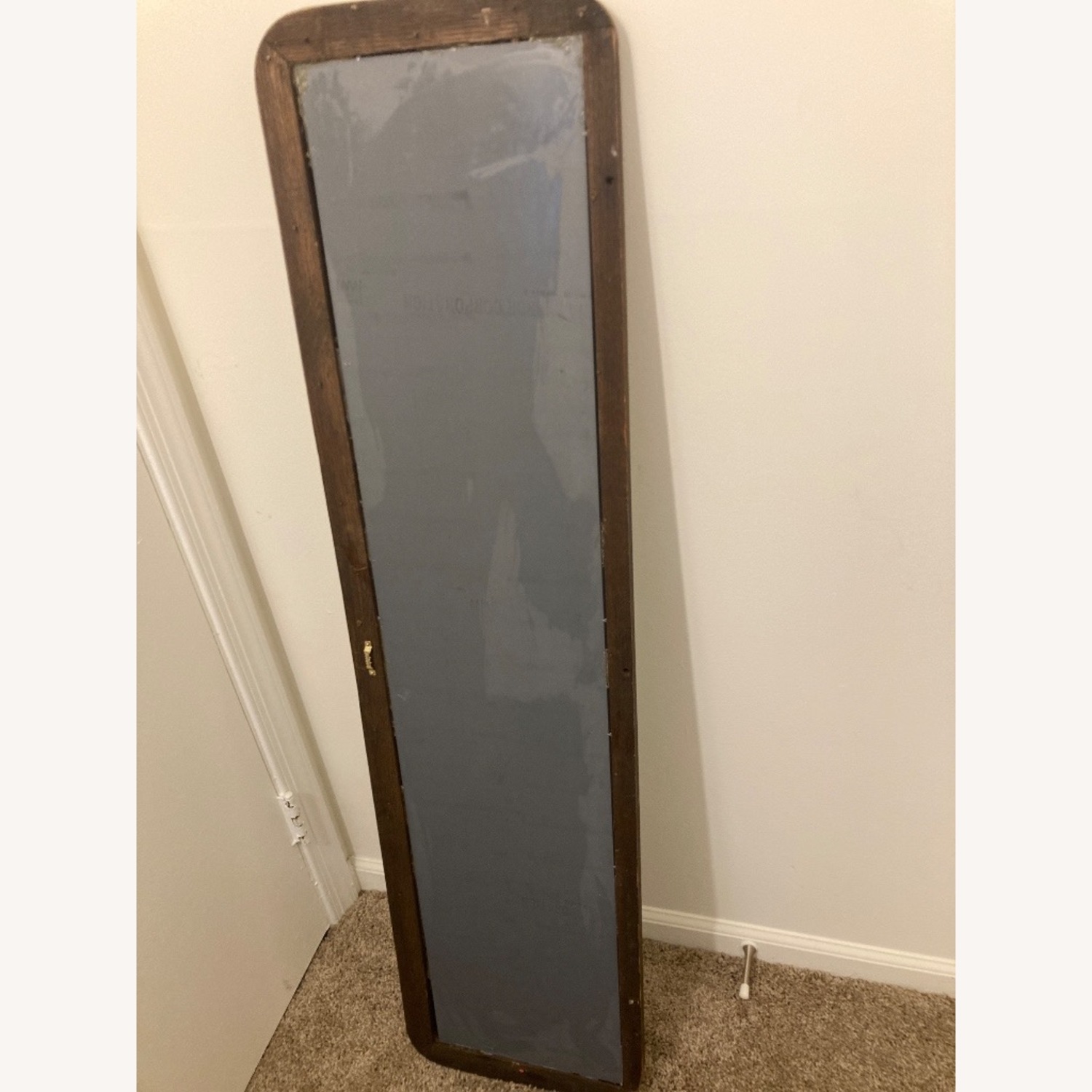 Vintage/Antique Finds Dark Brown Floor Mirror - image-5