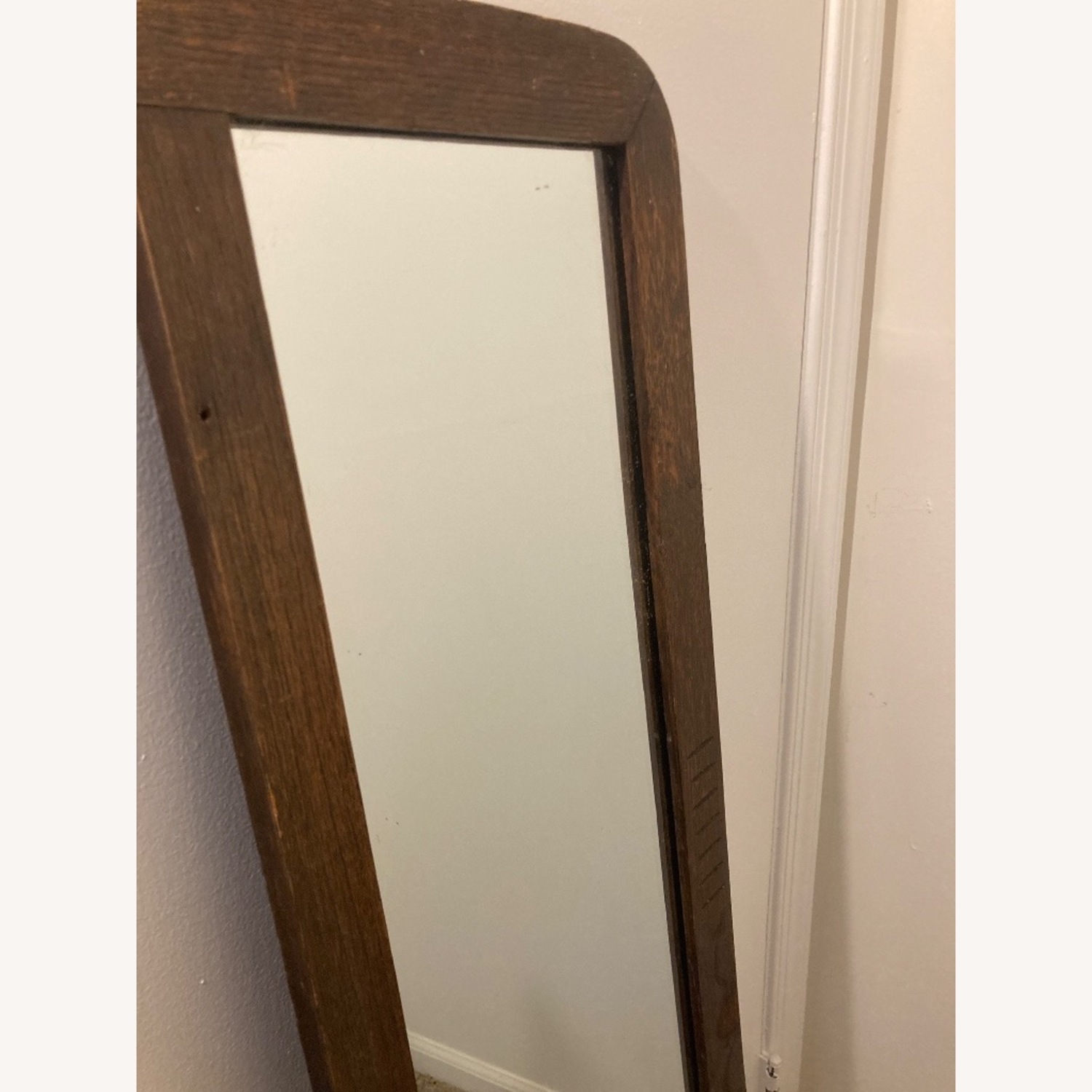Vintage/Antique Finds Dark Brown Floor Mirror - image-2