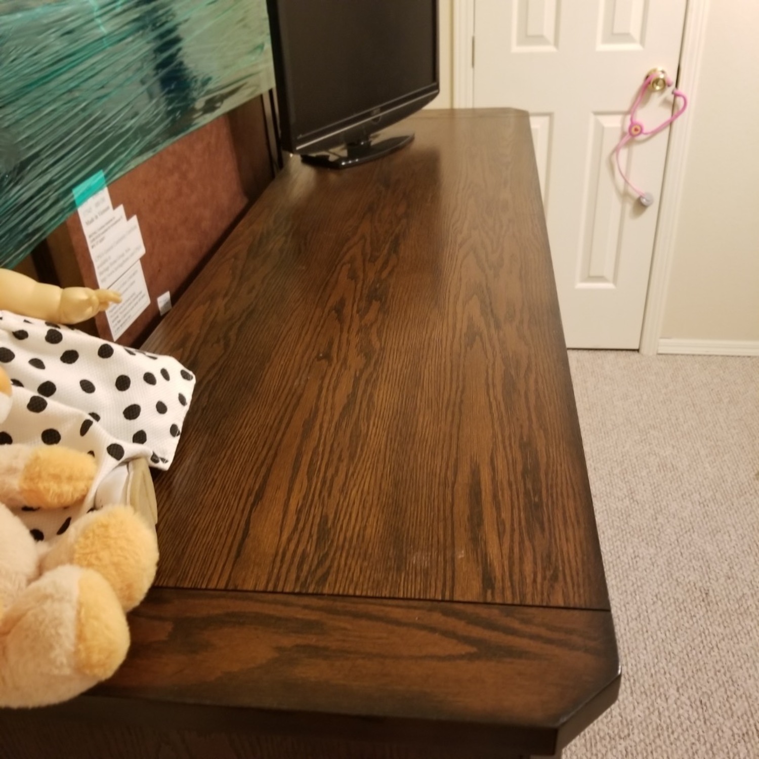 Raymour & Flanigan Acorn Hill Dark Brown Wood Dresser/Mirror - image-3