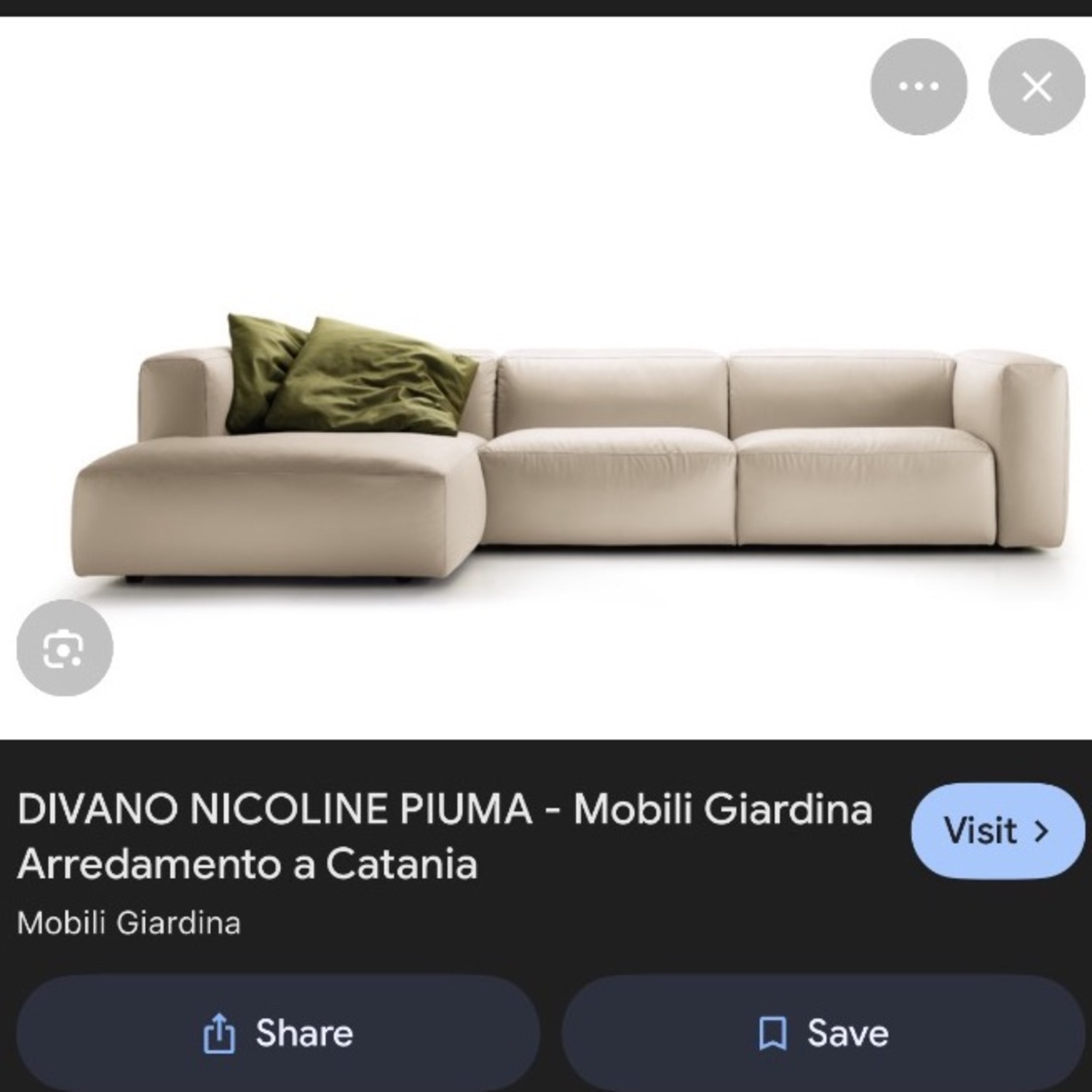 Nicoline Italia Leather 3+ Piece Sectional - image-1