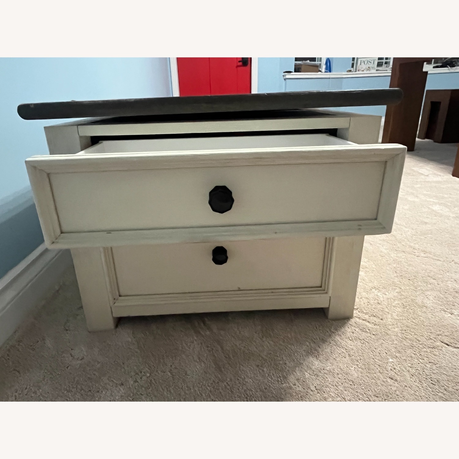 Ashley Bolanburg Wood Lift Top Coffee Table - Four Drawers - image-3