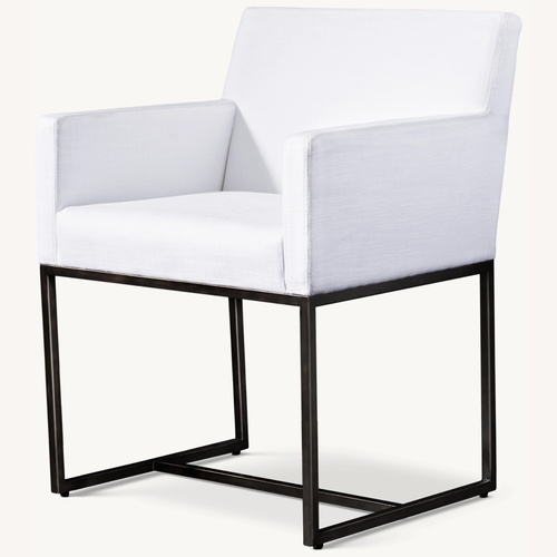 Used Restoration Hardware Emery Light Gray Dining Chairs for sale on AptDeco