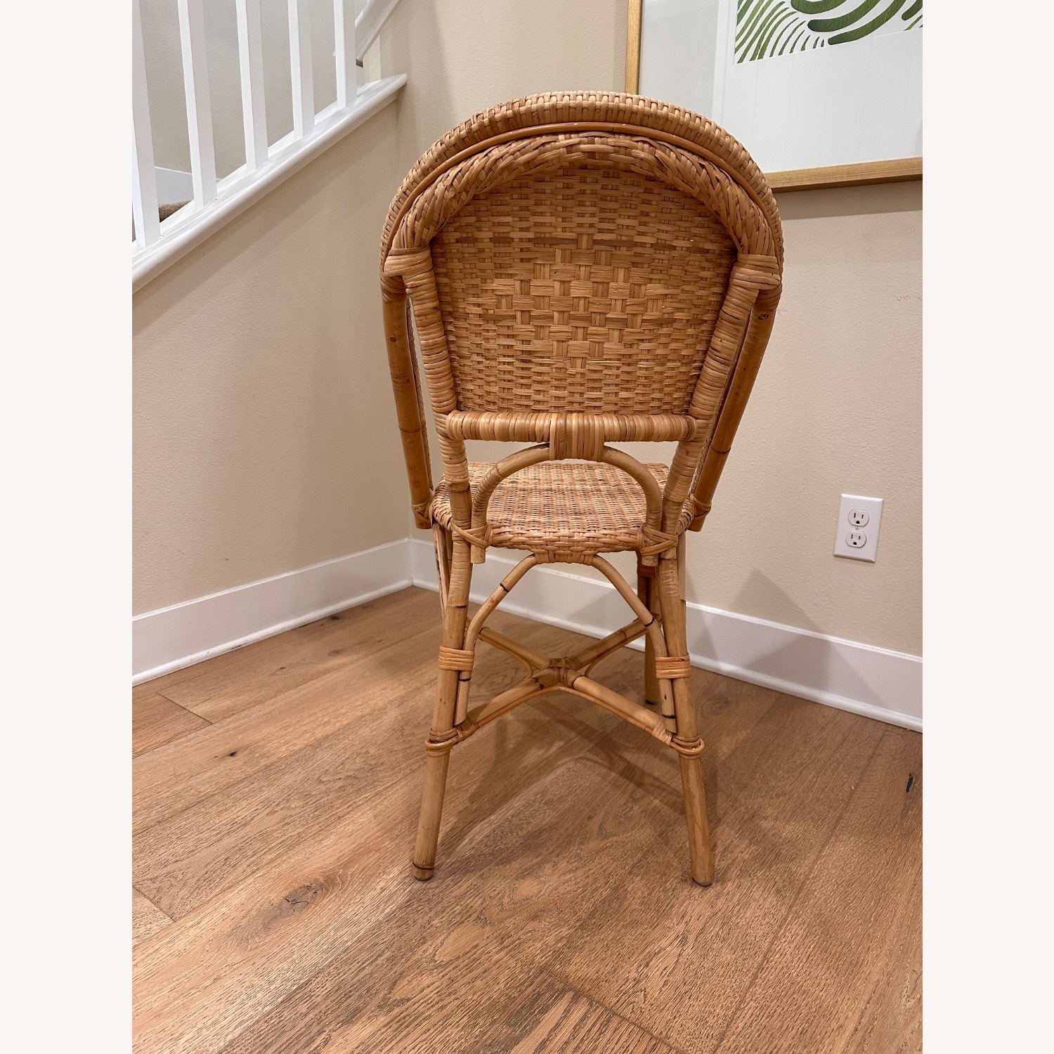 Serena & Lily Natural Rattan Dining Chairs - image-3