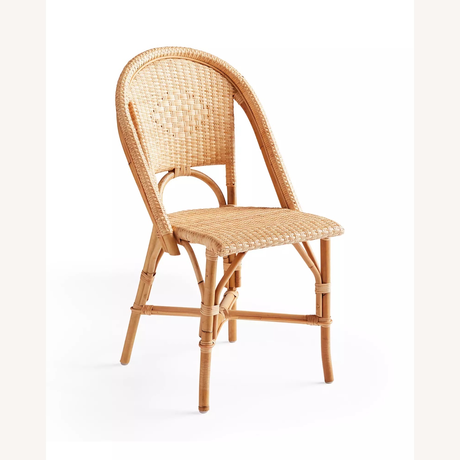 Serena & Lily Natural Rattan Dining Chairs - image-6