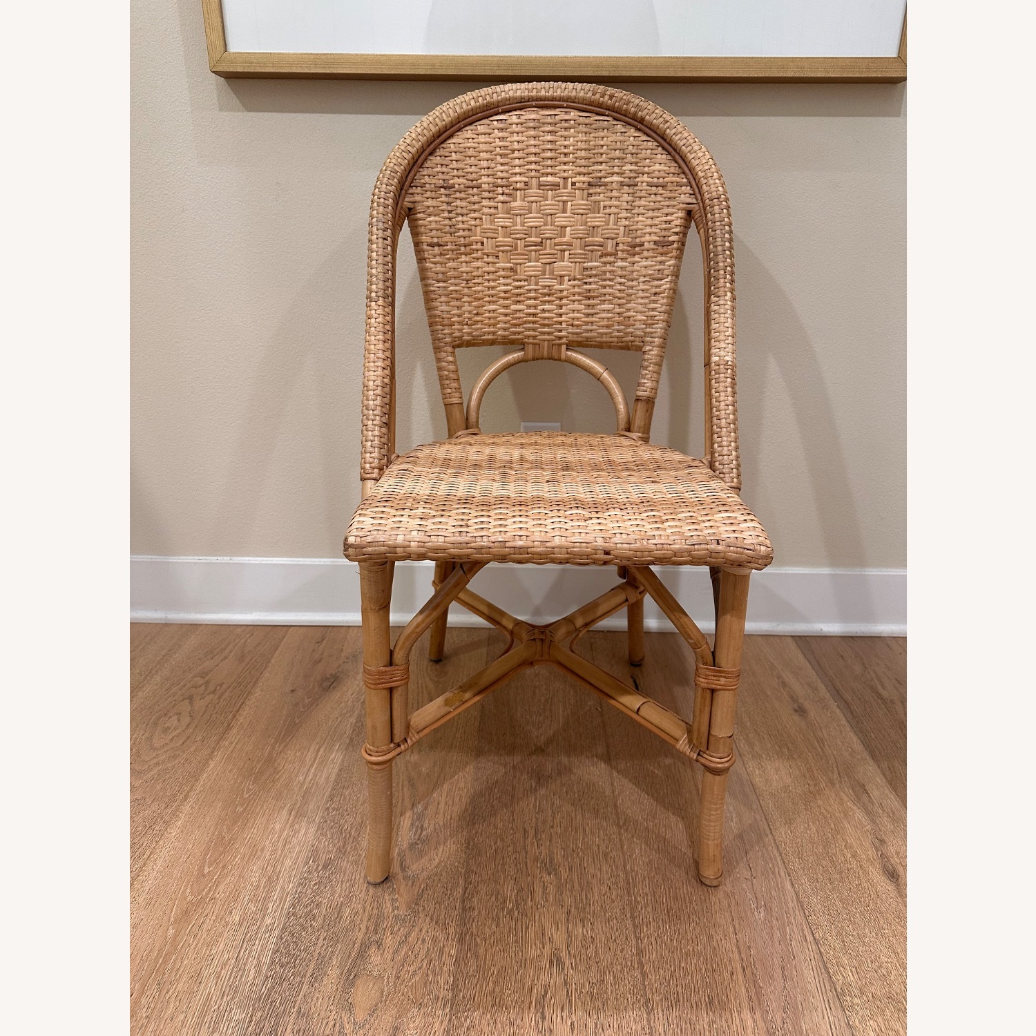 Serena & Lily Natural Rattan Dining Chairs - image-1