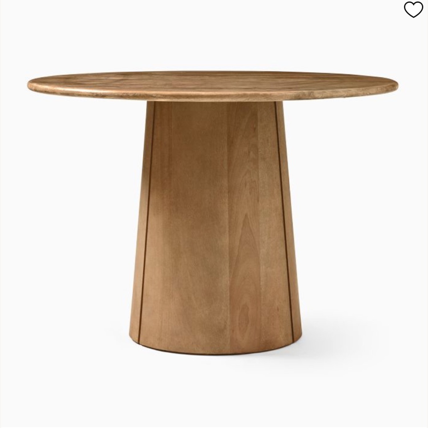 Anton Solid Wood Round Pedestal Dining Table - image-3
