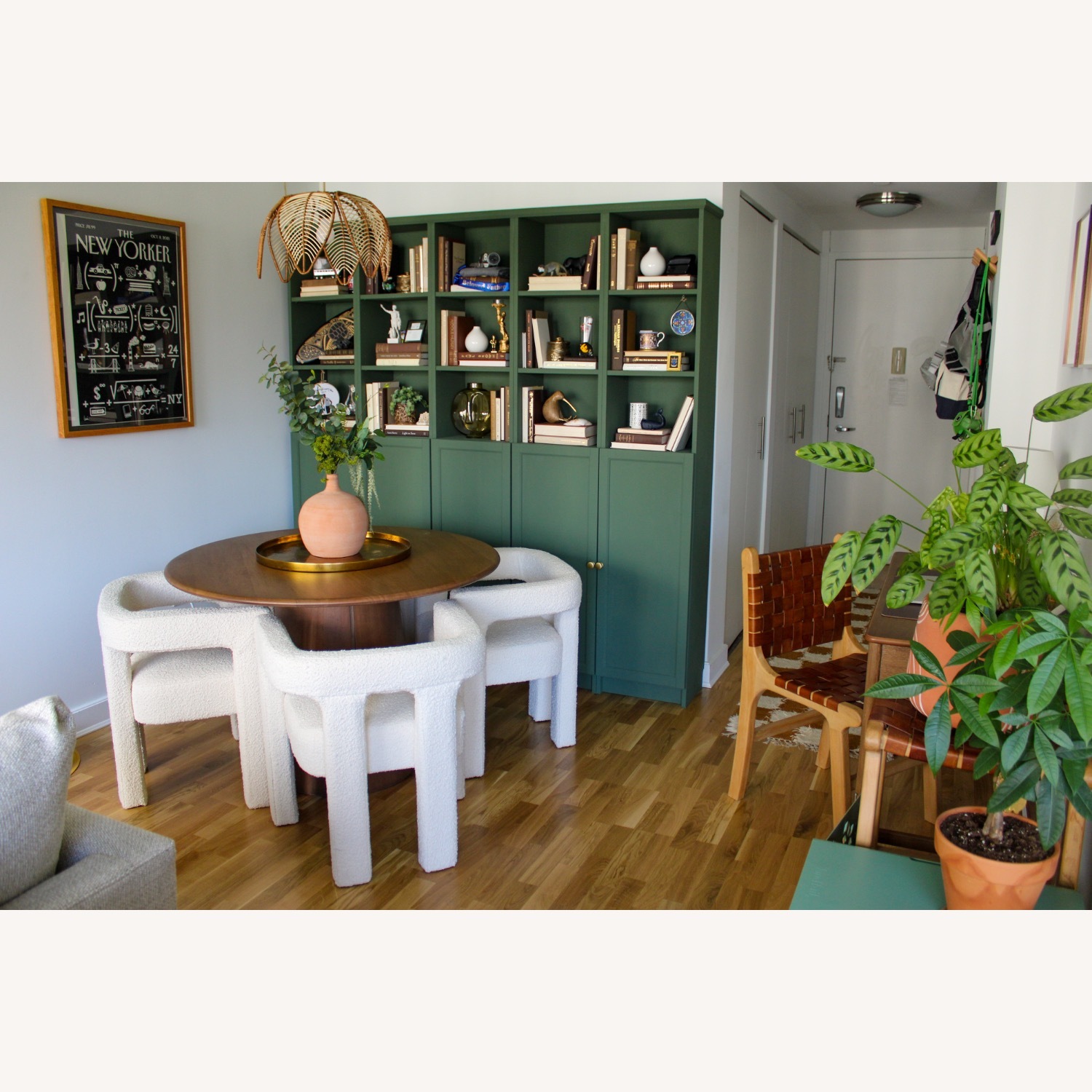 Anton Solid Wood Round Pedestal Dining Table - image-2