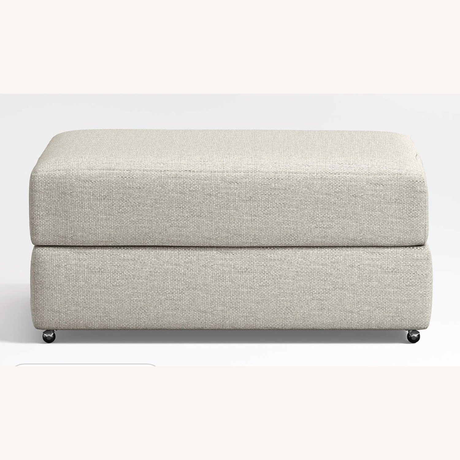 Crate & Barrel Lounge Classic 43" Storage Ottoman - image-3