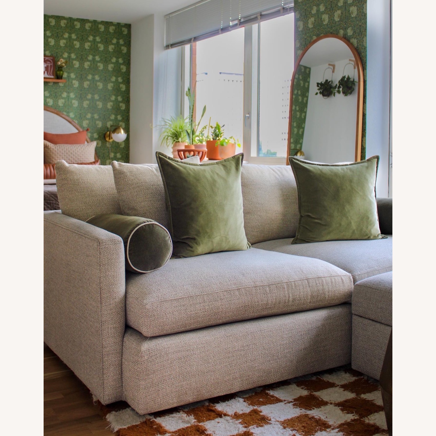 Crate & Barrel Lounge Classic 43" Storage Ottoman - image-2