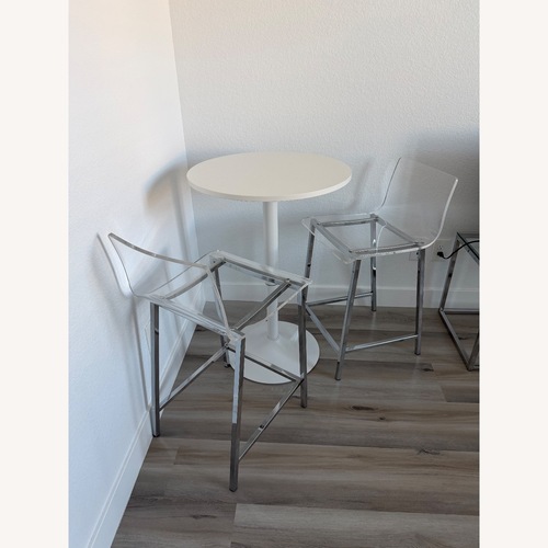 Used CB2 Vapor 24" Counterstools (Set of 2) for sale on AptDeco