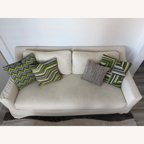 Used Pottery Barn York Slipcovered Sofa 80.5" for sale on AptDeco