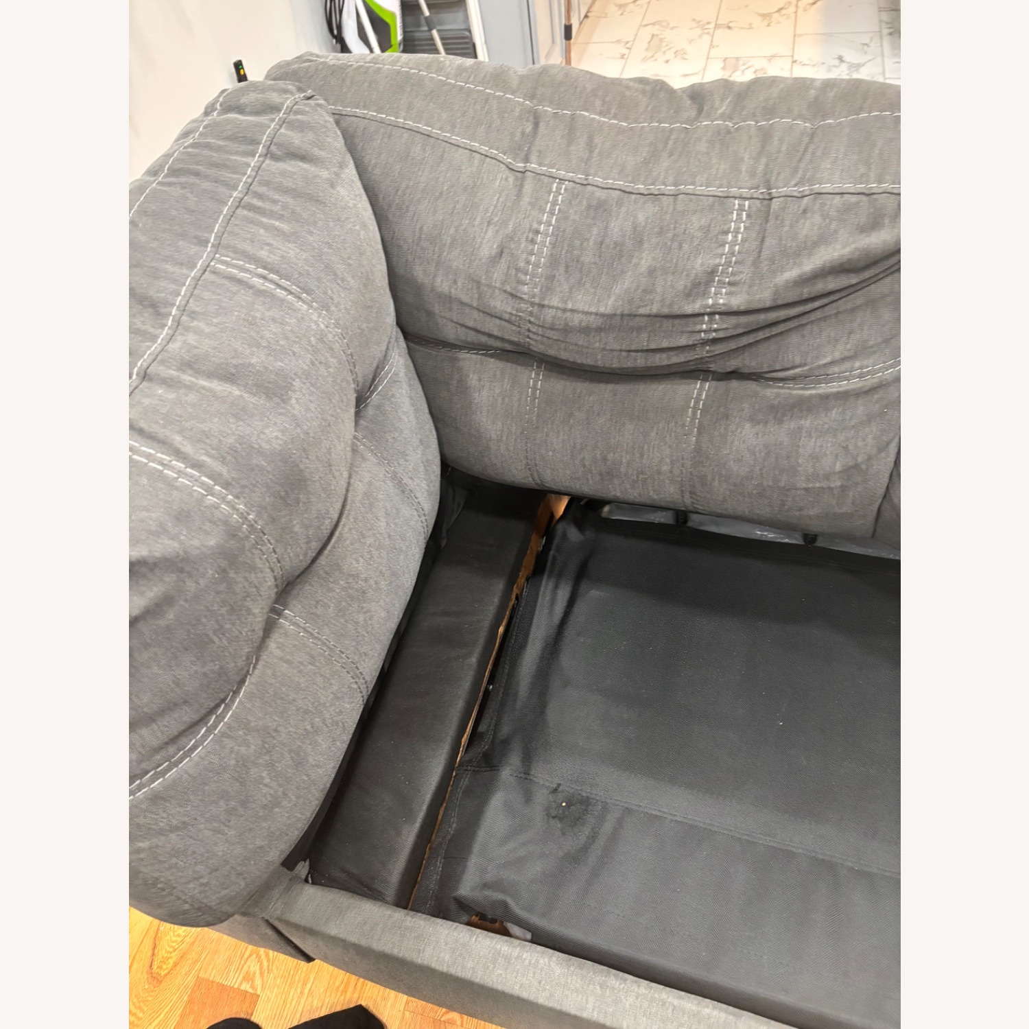 Ashley Furniture Dark Gray Sleeper Sofa - image-8