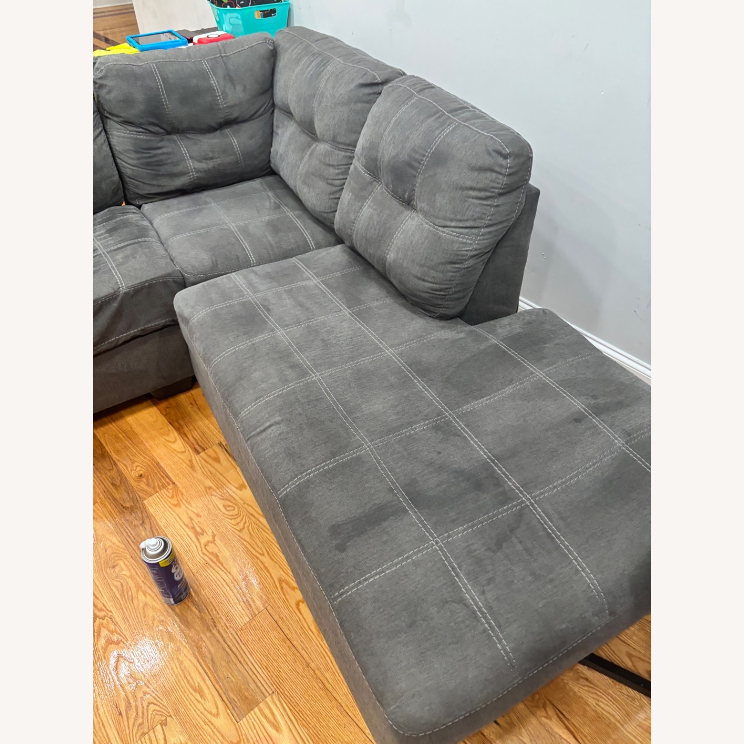 Ashley Furniture Dark Gray Sleeper Sofa - image-2